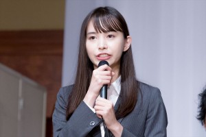 『仮面ライダーゼロワン』制作発表記者会見に登場した井桁弘恵