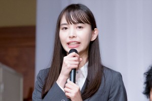 『仮面ライダーゼロワン』制作発表記者会見に登場した井桁弘恵