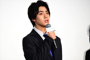『天気の子』初日舞台挨拶に登場した醍醐虎汰朗