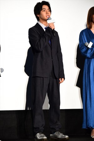 『天気の子』初日舞台挨拶に登場した醍醐虎汰朗
