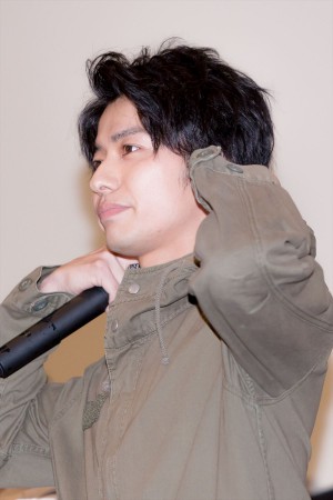 『ビルド NEW WORLD 仮面ライダーグリス』の完成披露舞台挨拶に登場した武田航平