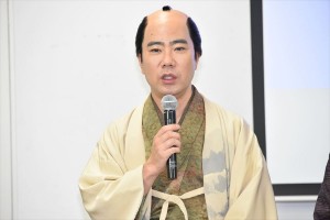 映画『みをつくし料理帖』第二弾キャスト発表記者会見に登場した藤井隆