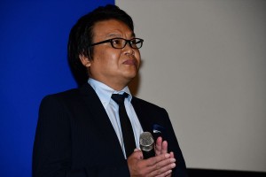映画『WALKING MAN』完成披露に登場した星田英利