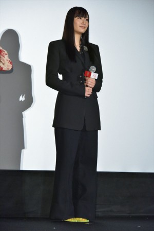 『かぐや様は告らせたい ~天才たちの恋愛頭脳戦~』初日舞台挨拶に登場した浅川梨奈