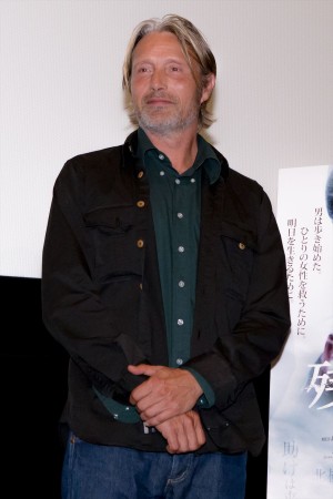 映画『残された者-北の極地-』ジャパンプレミア上映会に登場したマッツ・ミケルセン