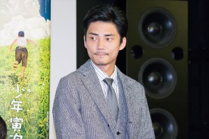 土曜ドラマ『少年寅次郎』試写会に登場した毎熊克哉