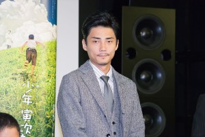 土曜ドラマ『少年寅次郎』試写会に登場した毎熊克哉