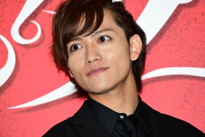 映画『地獄少女』完成披露試写会に登城した藤田富