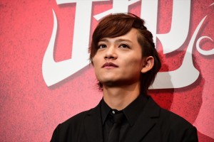 映画『地獄少女』完成披露試写会に登城した藤田富