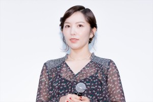『わたしは光をにぎっている』完成披露試写会に登場した徳永えり