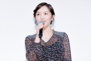 『わたしは光をにぎっている』完成披露試写会に登場した徳永えり
