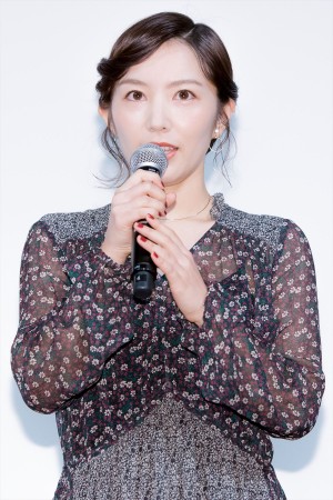 『わたしは光をにぎっている』完成披露試写会に登場した徳永えり