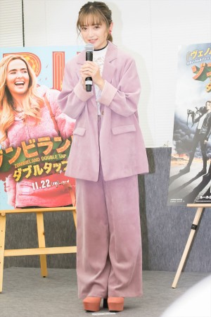 『ゾンビランド:ダブルタップ』イベントに登場した安達祐実