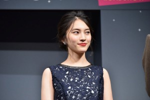映画『サヨナラまでの30分』完成披露試写会に登場した久保田紗友