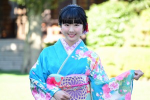 2020年オスカープロモーション晴れ着撮影会に登場した本田望結