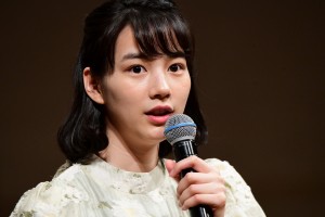 映画『この世界の(さらにいくつもの)片隅に』スペシャルライブ付き特別試写会に登場した、のん