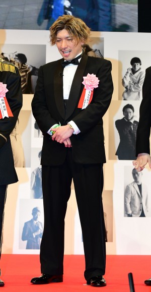 よしもと男前ブサイクランキング2019 結果発表会見に登場したEXIT・りんたろー。