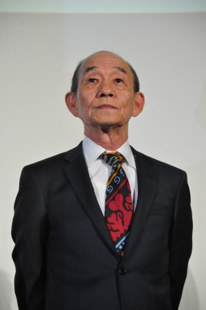 映画『男はつらいよ お帰り 寅さん』公開記念舞台挨拶に登場した笹野高史