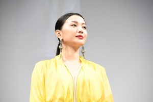 映画『AI崩壊』ジャパンプレミア 舞台挨拶に登場した芦名星