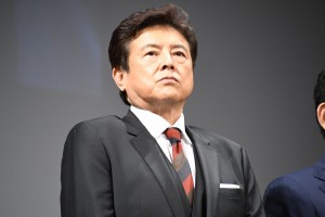 映画『AI崩壊』ジャパンプレミア 舞台挨拶に登場した三浦友和