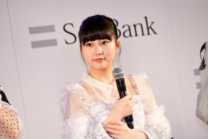 AKB48グループのVRライブ配信開始に関する記者発表会に登場したHKT48・田中美久