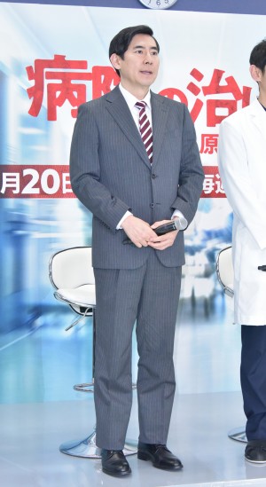 ドラマBiz『病院の治しかた~ドクター有原の挑戦~』記者会見に登場した高嶋政伸