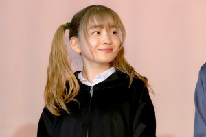 金曜ナイトドラマ『女子高生の無駄づかい』イベントに登場した福地桃子