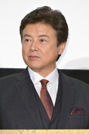 映画『風の電話』公開記念舞台あいさつに登壇した三浦友和