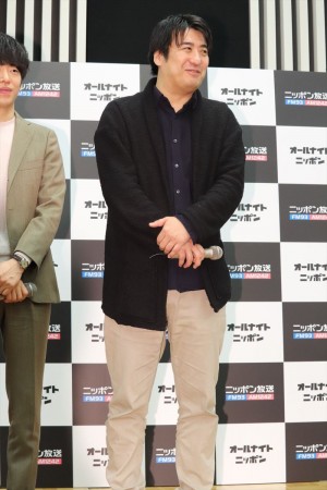 『オールナイトニッポン0(ZERO)』パーソナリティ発表記者会見に出席した佐久間宣行