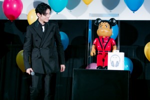 映画『サイダーのように言葉が湧き上がる』 完成披露報告会に登場した市川染五郎