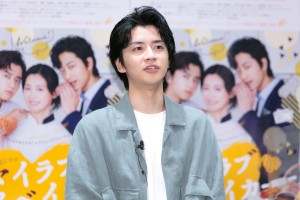 連続ドラマ『マイラブ・マイベイカー』記者会見に登場した飯島寛騎