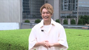 香取慎吾出演 サントリー天然水 スパークリングレモンCM第2弾『レモスパっと!』篇メイキングカット