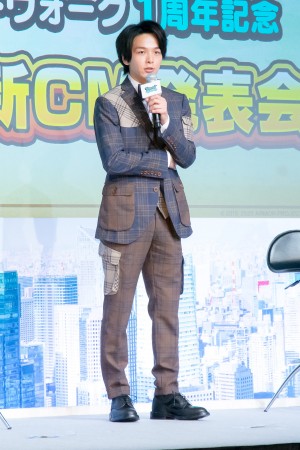『ドラゴンクエストウォーク』1周年記念 新情報&新CM発表会に登場した中村倫也