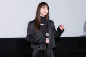 映画『映像研には手を出すな!』公開記念前夜祭舞台あいさつに登場した乃木坂46・齋藤飛鳥