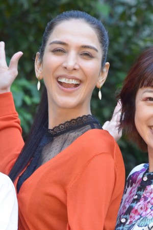 『女たち』クランクアップミニ会見に出席したサヘル・ローズ