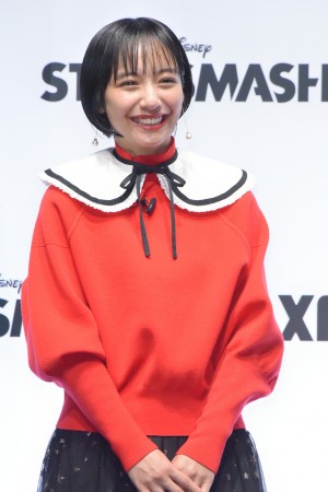 ディズニー新作ゲーム『STAR SMASH』発表会に登場した山之内すず