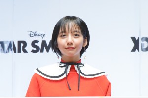 ディズニー新作ゲーム『STAR SMASH』発表会に登場した山之内すず