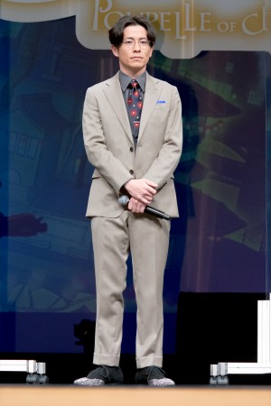 『映画 えんとつ町のプペル』完成披露試写会に登場した藤森慎吾