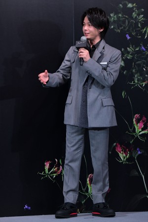 映画『ファーストラヴ』公開直前イベントに登場した中村倫也