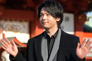 映画『ファーストラヴ』公開直前イベントに登場した中村倫也