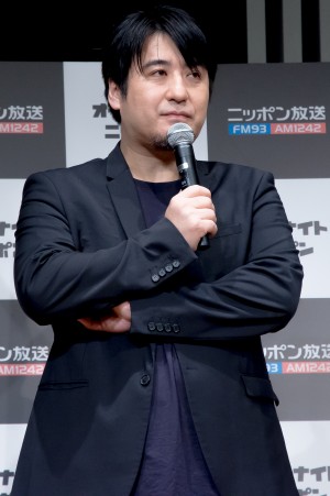 『オールナイトニッポン0(zero)』パーソナリティ発表記者会見に出席した佐久間宣行