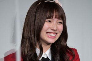 ドラマ『賭ケグルイ双』完成報告イベントに登場した秋田汐梨