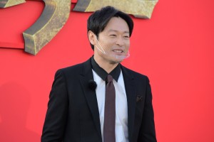 映画『モンスターハンター』公開直前イベントに登場した和牛・川西賢志郎