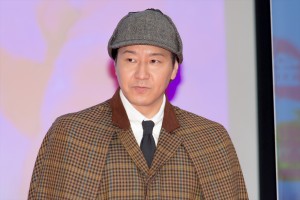 『映画クレヨンしんちゃん 謎メキ!花の天カス学園』完成披露試写会に登場したチョコレートプラネット・長田庄平