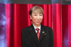 劇場版『名探偵コナン 緋色の弾丸』完成披露試写会に登場した高山みなみ