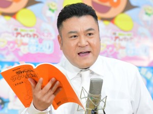 映画『それいけ!アンパンマン ふわふわフワリーと雲の国』公開アフレコイベントに登場した山崎弘也