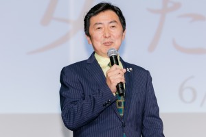 映画『女たち』公開祈念プレミアムイベントに登場した笠井信輔