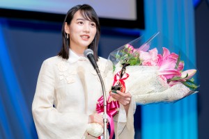 第30回日本映画批評家大賞授賞式に出席したのん