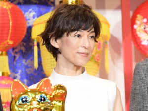 映画『唐人街探偵 東京MISSION』公開直前イベントに登場した鈴木保奈美