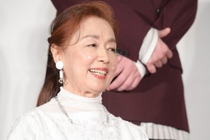 映画『キネマの神様』完成披露舞台あいさつに登場した宮本信子